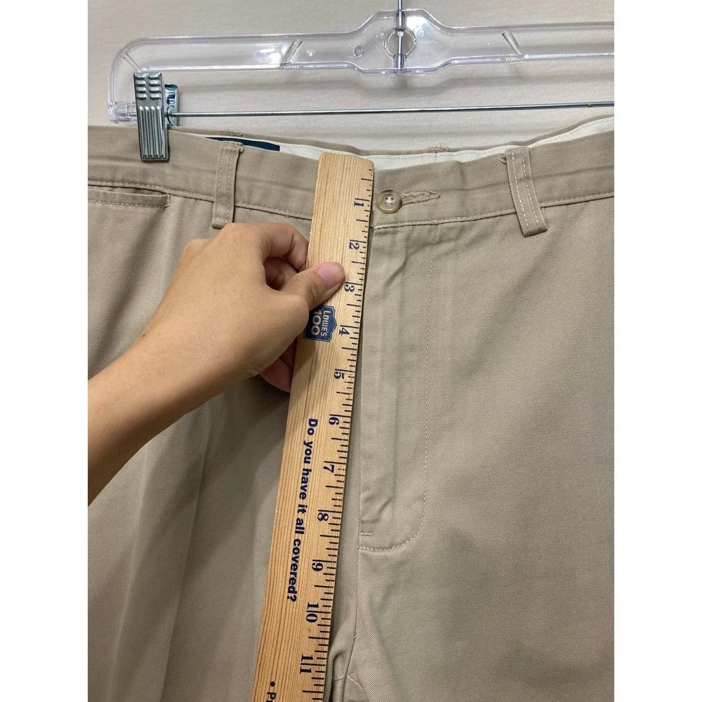 Polo Ralph Lauren Preston Pant 40x30 Tan Khaki Chino Pants Mens Straight Cotton